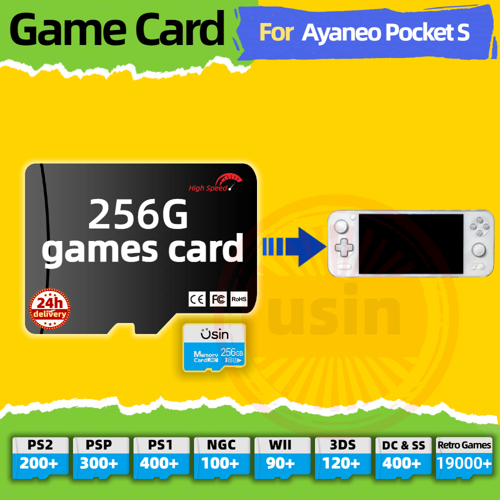 Game Card For Ayaneo Pocket S  - Gaming Retro Arcade ulasan dan harga