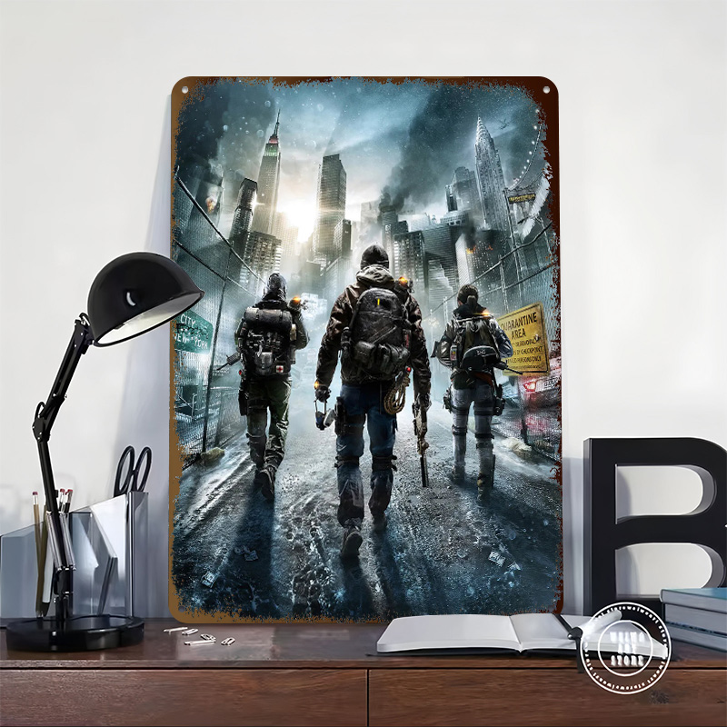The Division: New York City Pr - Retro Poster Gaming ulasan dan harga