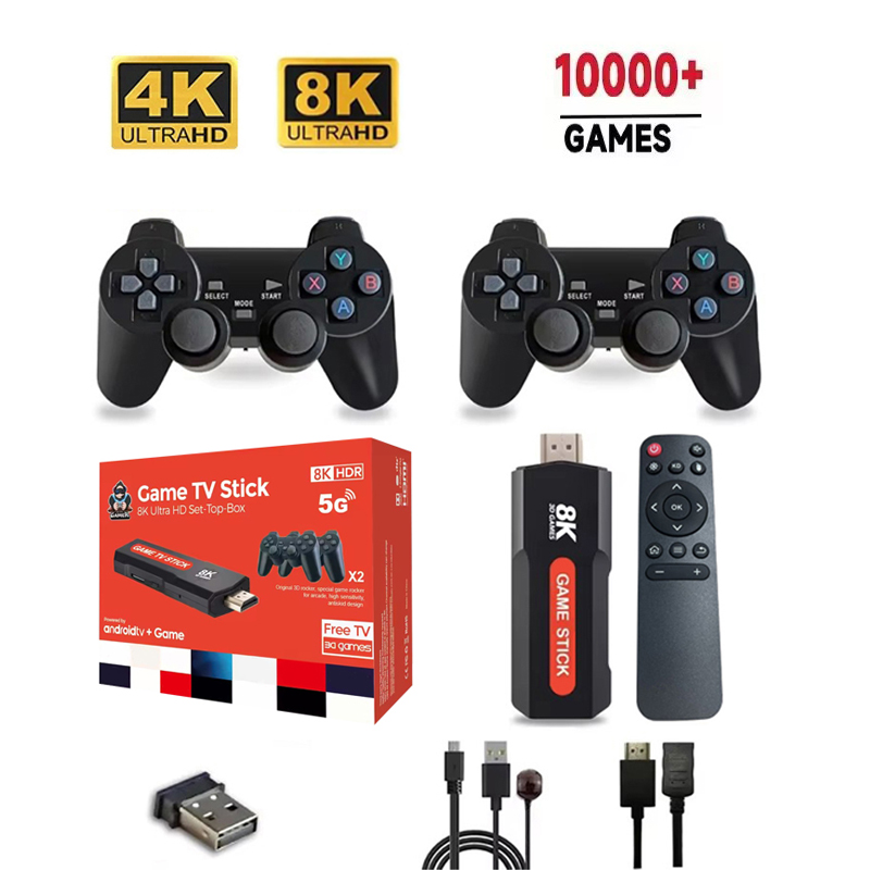 X2 Game Stick HD 4K 8K 3D Cons - Retro Gaming Raspberry Pi ulasan dan harga
