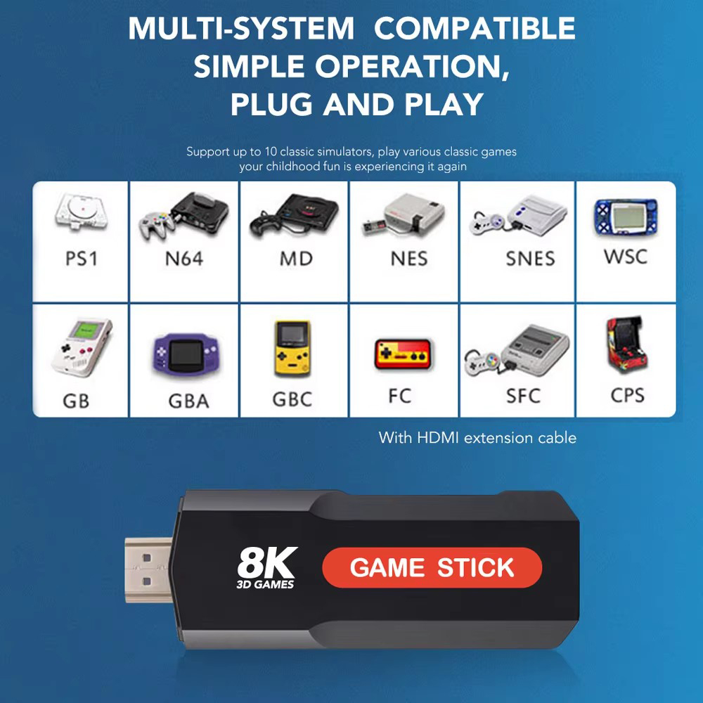 X2 Game Stick HD 4K 8K 3D Cons - Retro Gaming Raspberry Pi ulasan dan harga