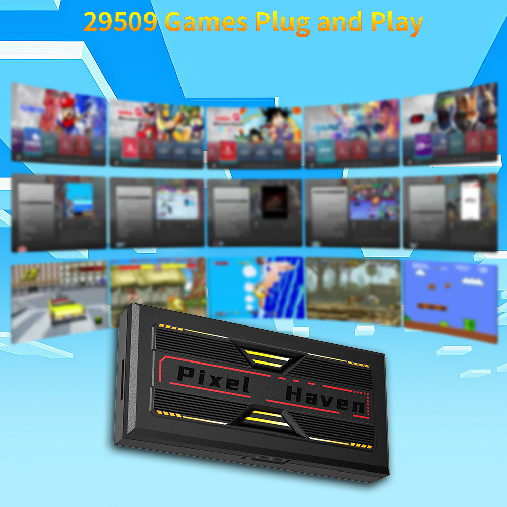 4K HD Retro Game Box Pixel Hav - Retro Gaming Tv Box ulasan dan harga