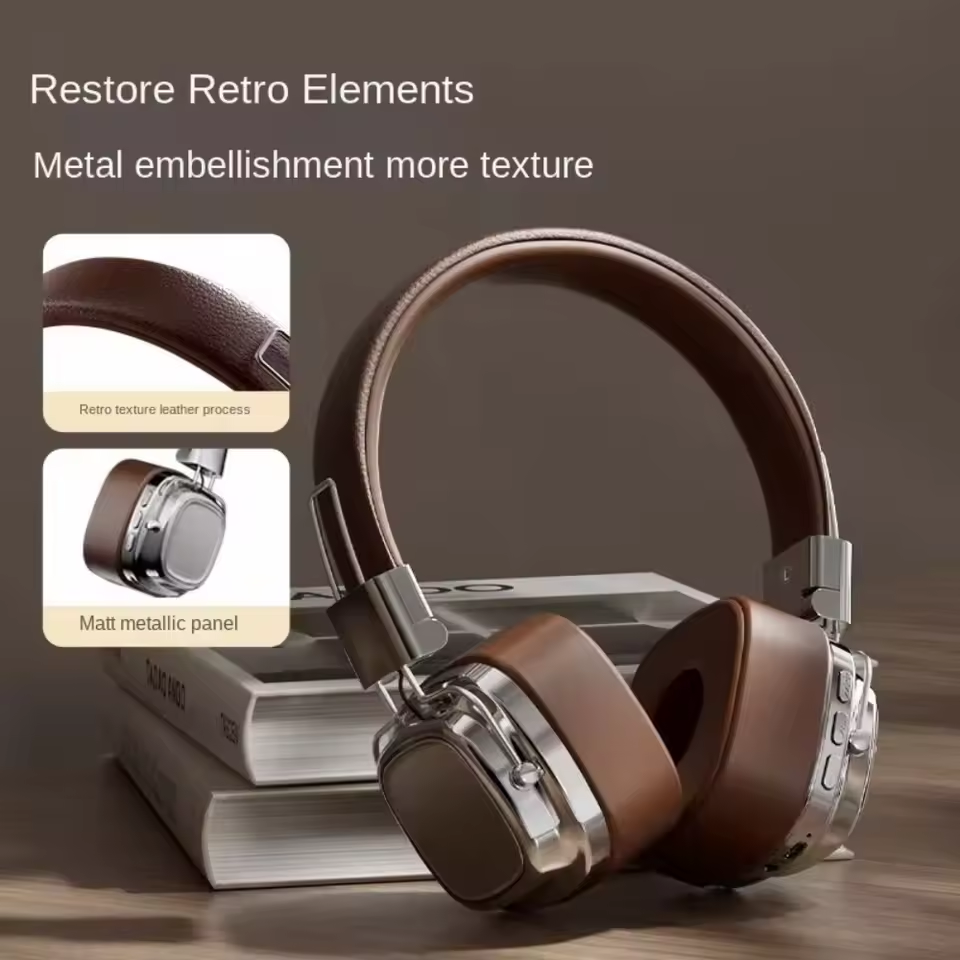 Retro On Ear Headphones Wirele - Retro Gaming On Phone ulasan dan harga