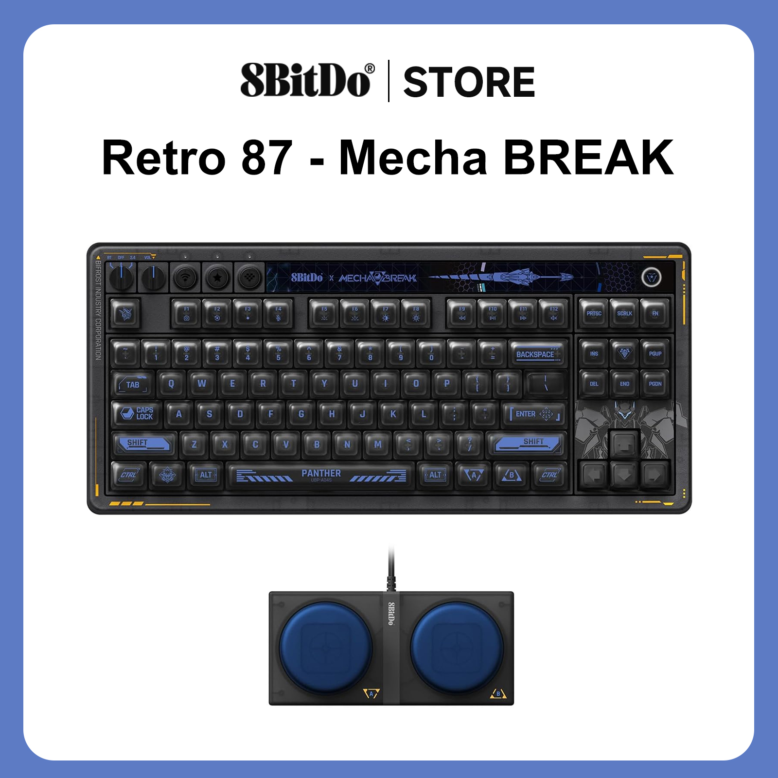 8BitDo Retro 87 Mechanical Key - Retro Gaming Windows ulasan dan harga