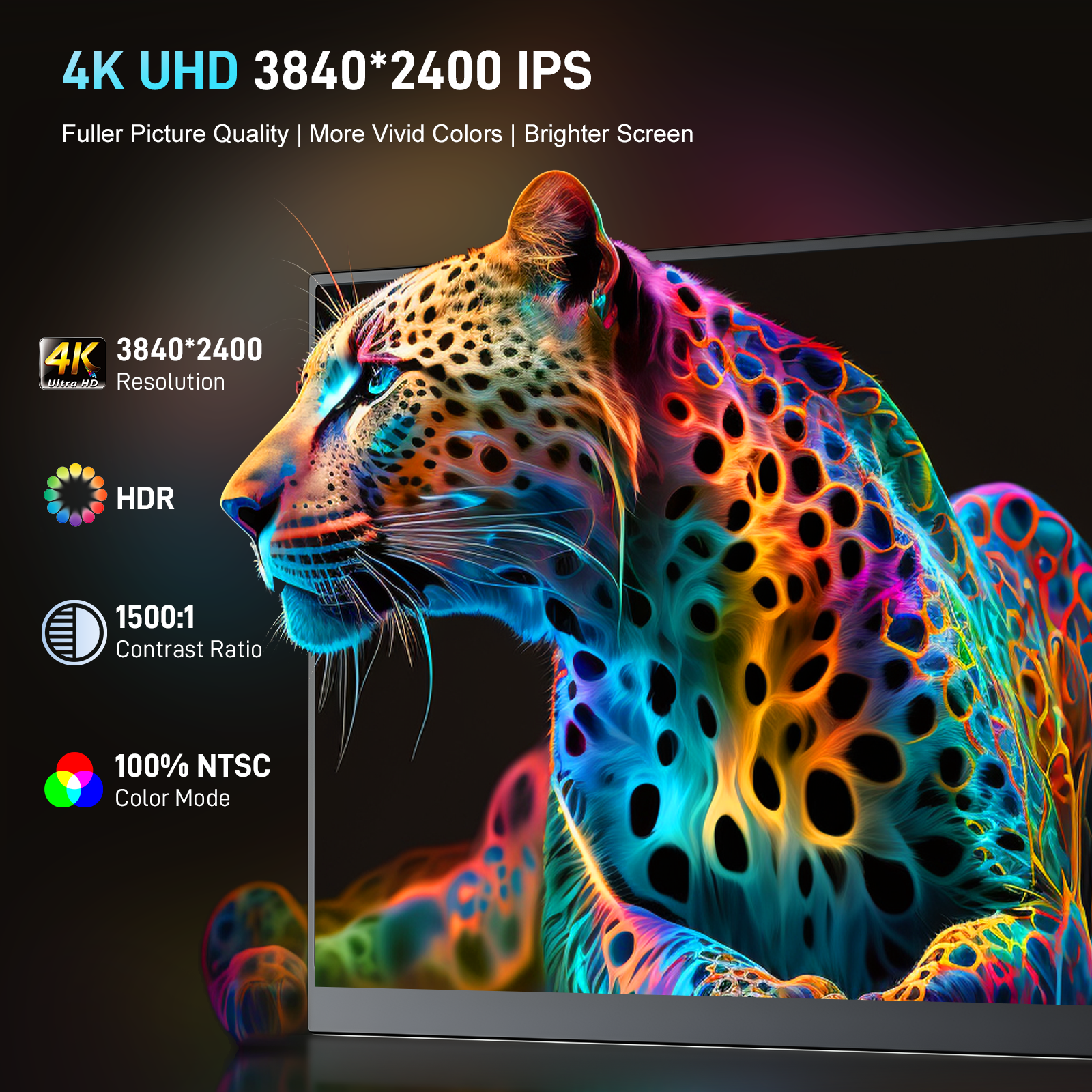 4K Portable Monitor 15.6 inch  - Crt Monitor Stand ulasan dan harga