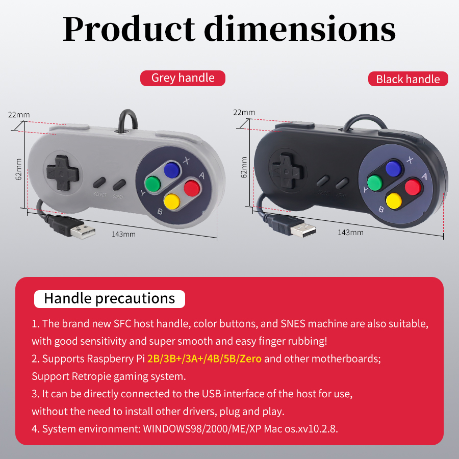 USB Wired Game Controller Plug - Retro Gaming Raspberry Pi ulasan dan harga