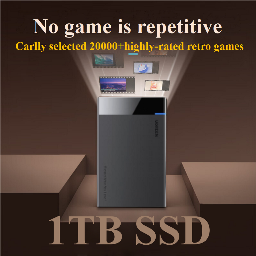 Retro Game 1TB SSD Console con - Retro Gaming Xbox ulasan dan harga