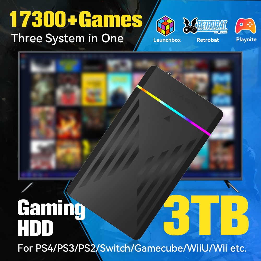 3TB Portable Gaming HDD Launch - Retro Gaming Kiosk ulasan dan harga