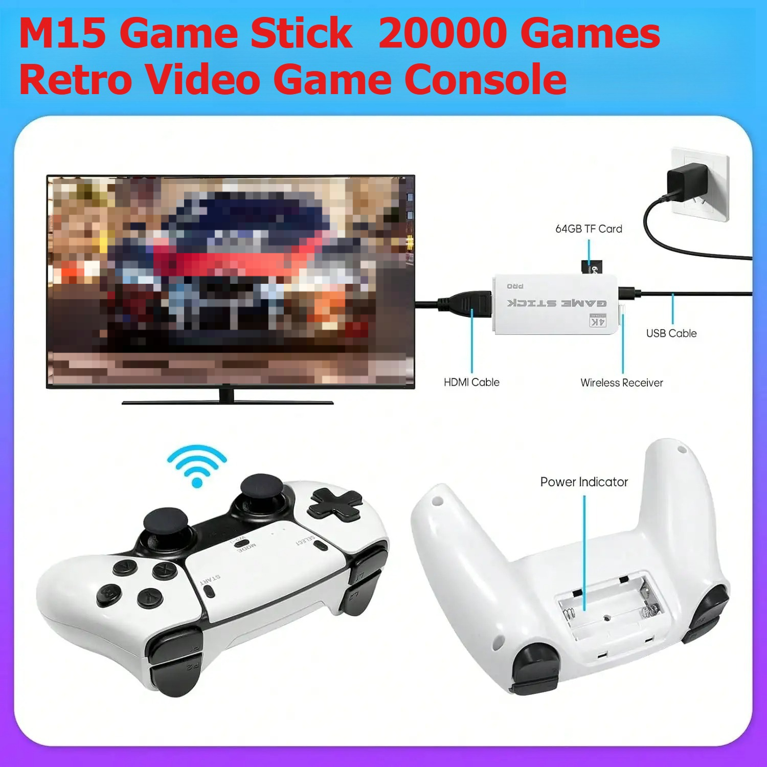 M15 Retro Video Game Console 2 - Retro Gaming Kiosk ulasan dan harga